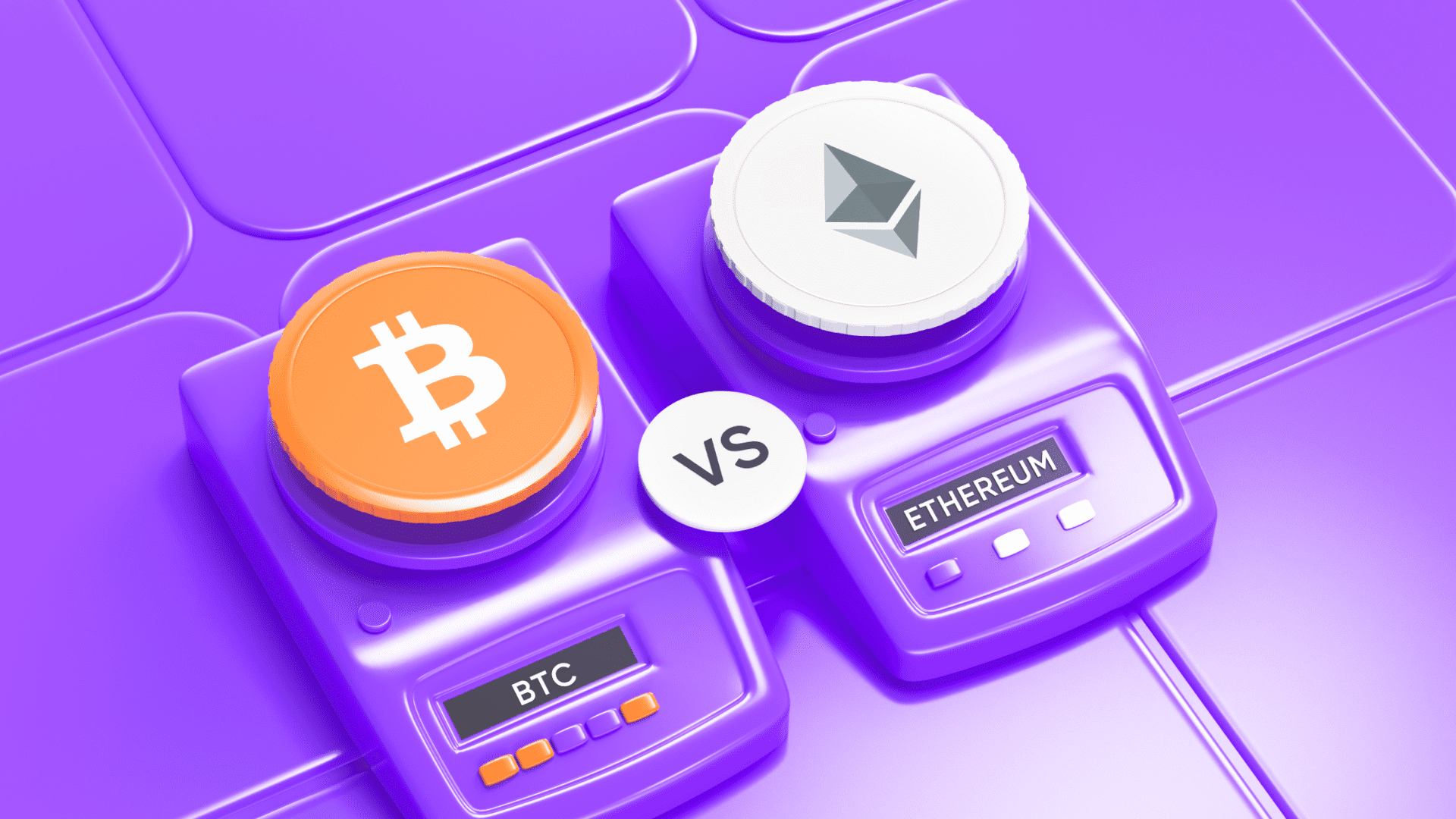 Bitcoin vs Ethereum: Кто кого?